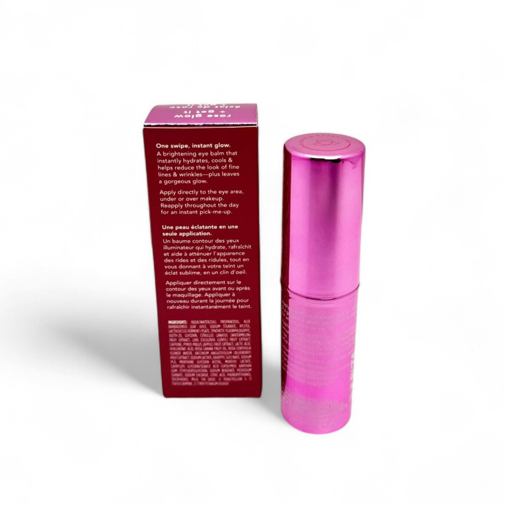 TULA Rose Glow + Get It Cooling & Brightening Eye Balm – 0.35 oz Full Size – NEW - Picture 2 of 2
